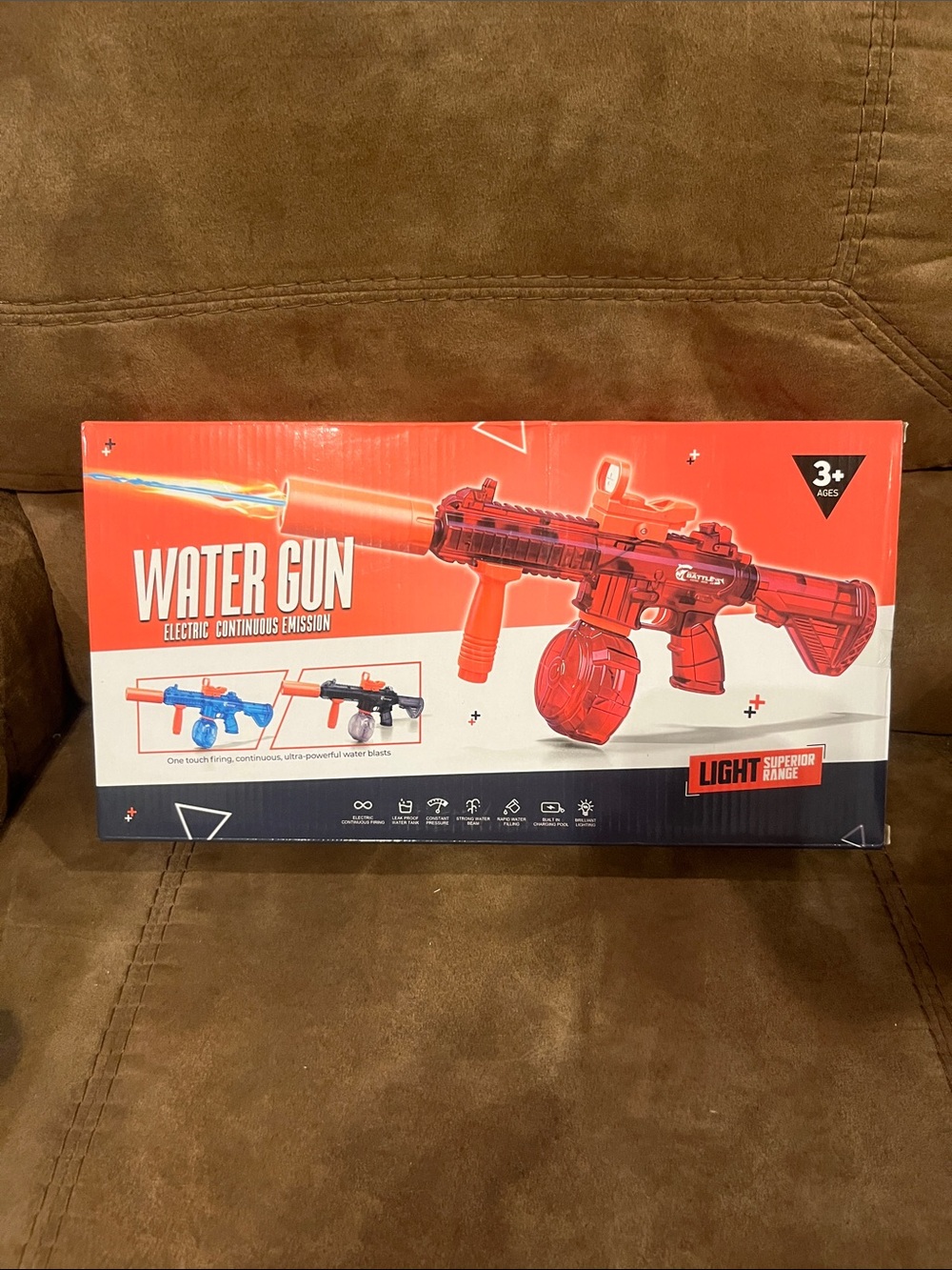 Kids Electric Water Gun - Blue Unbranded